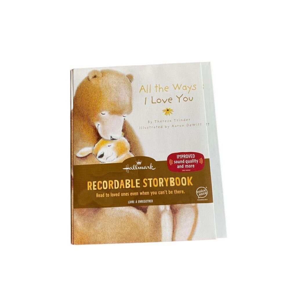 Hallmark old new stock all the ways I love you hard cover recordable book 2012